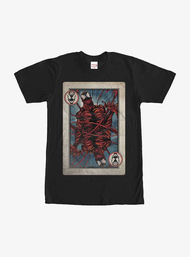 Marvel Carnage Playing Card T-Shirt