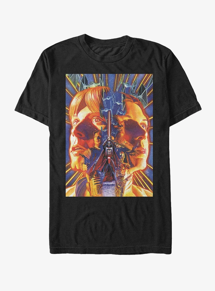 Star Wars Luke and Leia Face Off T-Shirt