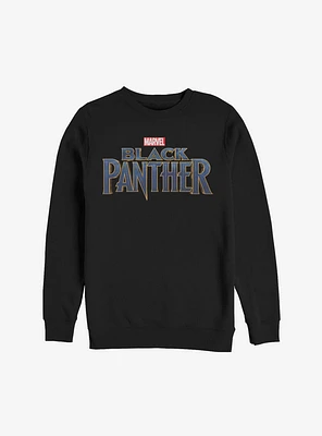 Marvel Black Panther 2018 Text Logo Sweatshirt