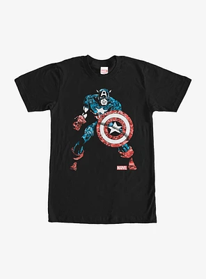 Marvel Captain America Kaleidoscope T-Shirt