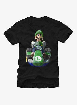 Nintendo Mario Kart Luigi Driving T-Shirt