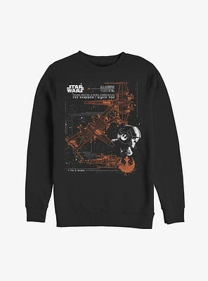 Star Wars Poe Dameron X-Wing Sweatshirt