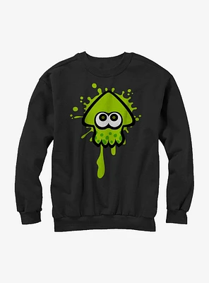 Nintendo Splatoon Lime Green Inkling Squid Sweatshirt