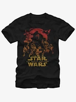 Star Wars Episode VII The Force Awakens Group Shot T-Shirt