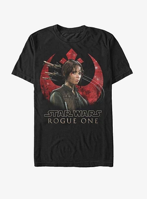 Star Wars Jyn Republic Alliance Crest T-Shirt
