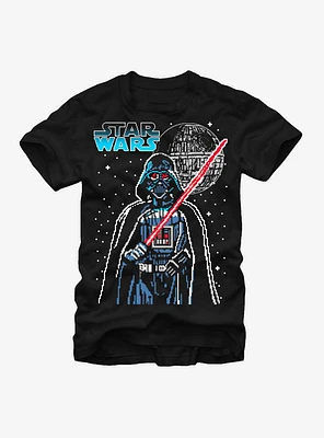 Star Wars Pixel Darth Vader Death T-Shirt