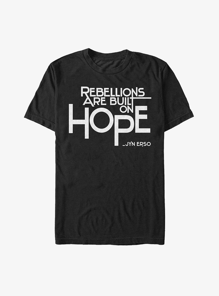 Star Wars Rebellions Built on Hope T-Shirt