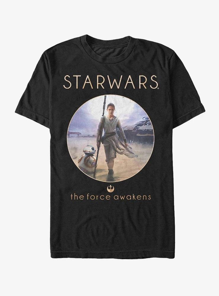 Star Wars Rey and BB-8 Adventure T-Shirt