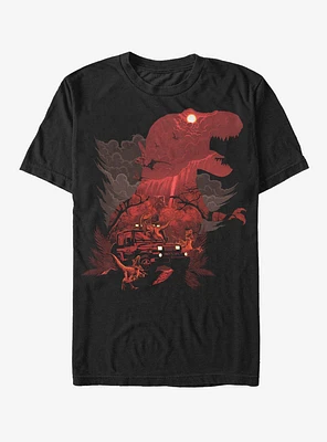 Jurassic Park T. Rex Silhouette T-Shirt