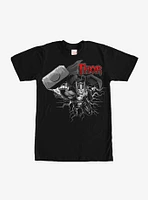 Marvel Thor Thunder Grayscale T-Shirt