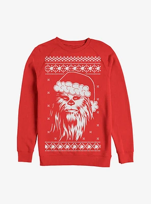 Star Wars Ugly Christmas Sweater Chewbacca Santa Sweatshirt