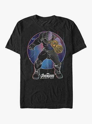 Marvel Avengers: Infinity War Thanos Circle T-Shirt