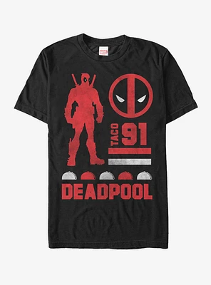 Marvel Deadpool Taco 91 T-Shirt