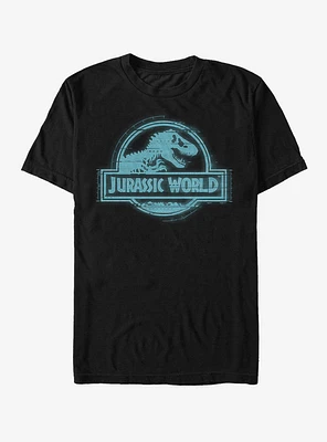 Jurassic World Glitch Logo T-Shirt