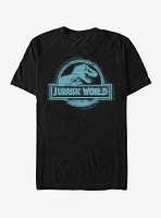 Jurassic World Glitch Logo T-Shirt