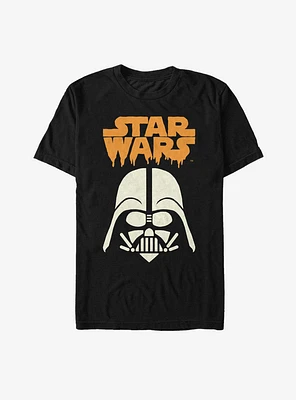 Star Wars Halloween Spooky Darth Vader Helmet T-Shirt