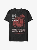 Star Wars K-2SO Strategic Analysis T-Shirt