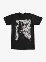 Star Wars Kylo Ren Lightsaber Splatter T-Shirt