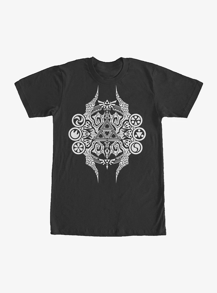 Nintendo Legend of Zelda Triforce Design T-Shirt