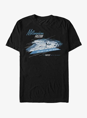 Star Wars Millennium Falcon Fastest Ship T-Shirt