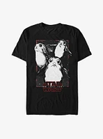 Star Wars Porg Grayscale T-Shirt