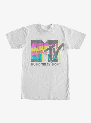MTV Retro Logo Drip T-Shirt