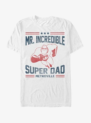 Disney Pixar The Incredibles Super Dad Metroville T-Shirt