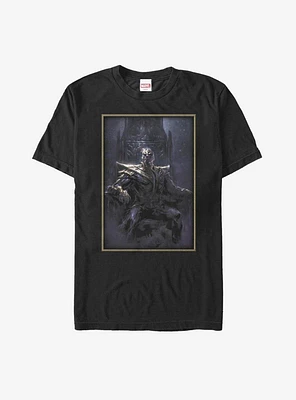 Marvel The Avengers: Infinity War Thanos Night Throne T-Shirt