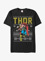 Marvel Thor Ugly Christmas Sweater T-Shirt