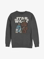 Star Wars Cartoon Porg Party Sweatshirt