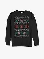 Marvel Deadpool Ugly Christmas Sweater Girls Sweatshirt