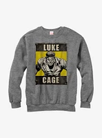 Marvel Heroes For Hire Luke Cage Grey Sweatshirt