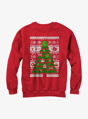 Star Wars Ugly Christmas Sweater Tree Girls Sweatshirt