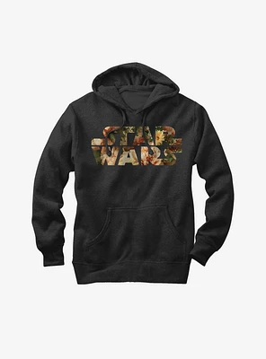 Star Wars Floral Print Logo Hoodie