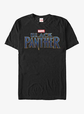 Marvel Black Panther 2018 Text Logo T-Shirt