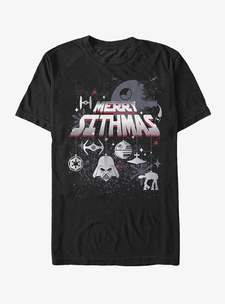 Star Wars Christmas Sithmas Ornaments T-Shirt