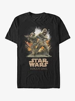 Star Wars Pao and Bistan Battle Scene T-Shirt