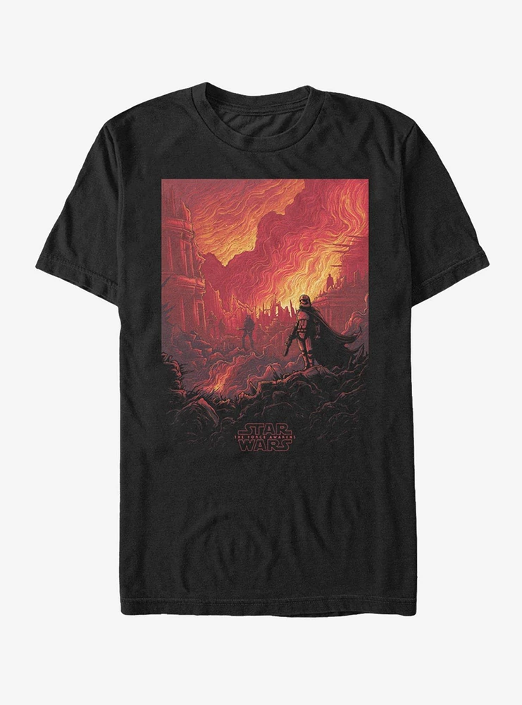 Star Wars Stormtrooper Jakku Battle T-Shirt