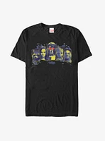 Marvel Guardians of the Galaxy Vol. 2 Team Panels T-Shirt