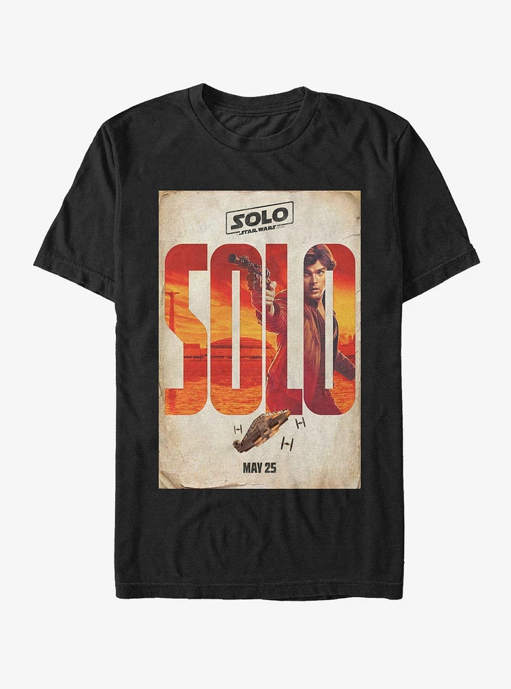 Star Wars Solo A Story Name Poster T-Shirt