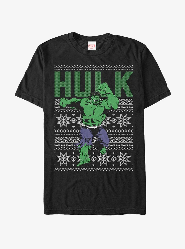 Marvel Hulk Ugly Christmas Sweater T-Shirt