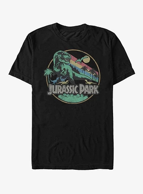 Jurassic Park Rainbow Emblem T-Shirt