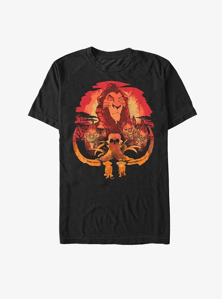 Disney The Lion King Scar Elephant Graveyard T-Shirt