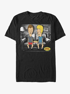 Beavis And Butt-Head Watching Music Videos T-Shirt