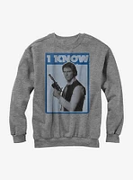 Star Wars Han Solo Quote I Know Sweatshirt