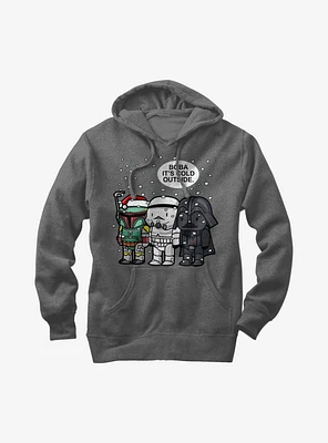 Star Wars Christmas Boba It's Cold Outside Hoodie