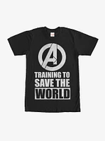 Marvel Avengers Training to Save World T-Shirt