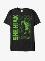 Marvel She-Hulk Bricks T-Shirt