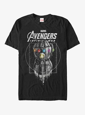 Marvel Avengers: Infinity War Gauntlet Drip T-Shirt