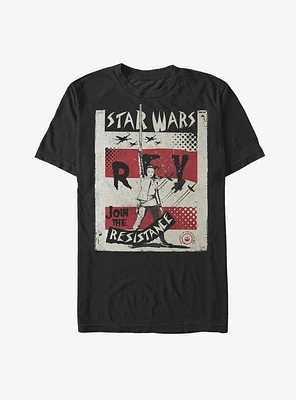 Star Wars Join Rey Poster T-Shirt